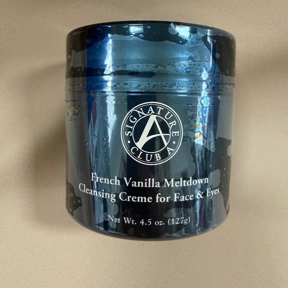 Signature Club A French Vanilla Meltdown Cleansing Creme Face Eyes 4.5 oz NEW
